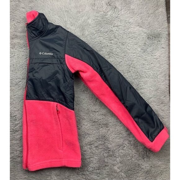 Columbia pink and grey fleece jacket - Picture 4 of 6